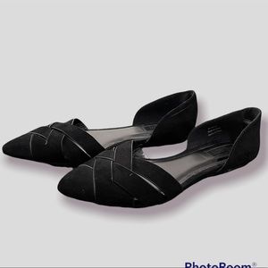 FOREVER 21 Black Suede Flats